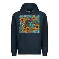 Navy just pray tumbler Premium Hoodie - RanaPortraitStore