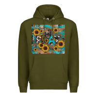Army Green just pray tumbler Premium Hoodie - RanaPortraitStore