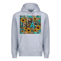 Heather Grey just pray tumbler Premium Hoodie - RanaPortraitStore