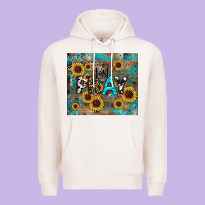 Just Pray Tumbler Premium Hoodie Designed By Ranaportraitstore