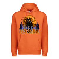 Carrot Black Cat Crossing Premium Hoodie - texasbilliewilder