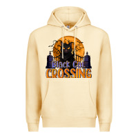 Pina Colada Black Cat Crossing Premium Hoodie - texasbilliewilder