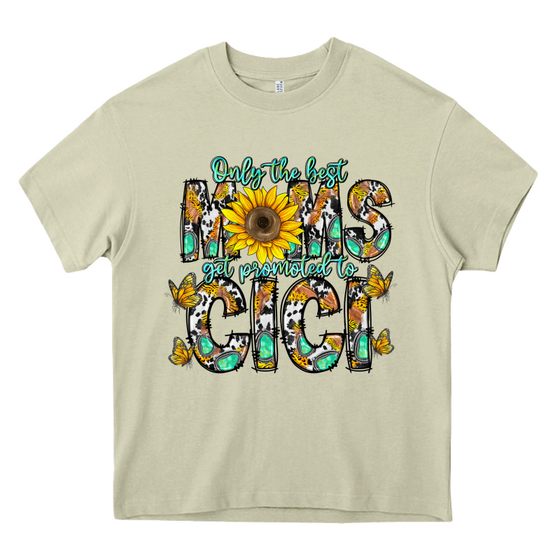 Only The Best Moms Get Promoted To Cici Heavy Core Tee by CowhideDigitalArt | Teevron