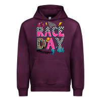 Mauve Wine it's race day y'all Urban Hoodie - Zillion Design Studio