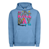 Pigment Pebble Blue it's race day y'all Urban Hoodie - Zillion Design Studio
