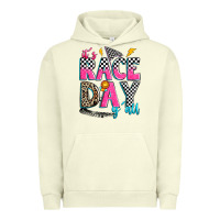 Pigment Pistachio it's race day y'all Urban Hoodie - Zillion Design Studio