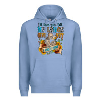 Colony Blue i'll love you tillmy lungs give out i ain't lyin' Premium Hoodie - Zillion Design Studio