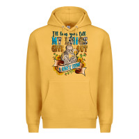 Mustard i'll love you tillmy lungs give out i ain't lyin' Premium Hoodie - Zillion Design Studio