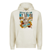Oatmeal Heather i'll love you tillmy lungs give out i ain't lyin' Premium Hoodie - Zillion Design Studio