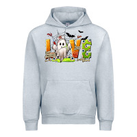 Heather Grey Love Nurse Halloween Urban Hoodie - texasbilliewilder