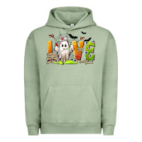 Pigment Oil Green Love Nurse Halloween Urban Hoodie - texasbilliewilder