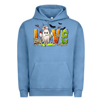 Pigment Pebble Blue Love Nurse Halloween Urban Hoodie - texasbilliewilder