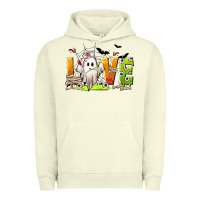 Pigment Pistachio Love Nurse Halloween Urban Hoodie - texasbilliewilder