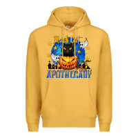 Mustard Black Cat Apothecary Premium Hoodie - texasbilliewilder