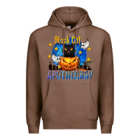 Chestnut Black Cat Apothecary Premium Hoodie - texasbilliewilder