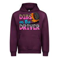 Mauve Wine dibs on the driver Urban Hoodie - Zillion Design Studio