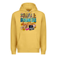 Antique Gold small business hustler Premium Hoodie - Zillion Design Studio