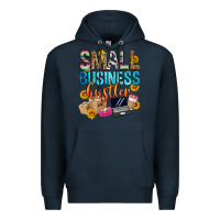 Navy small business hustler Premium Hoodie - Zillion Design Studio