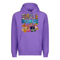 Purple small business hustler Premium Hoodie - Zillion Design Studio