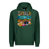 Sports Green small business hustler Premium Hoodie - Zillion Design Studio