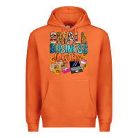 Carrot small business hustler Premium Hoodie - Zillion Design Studio