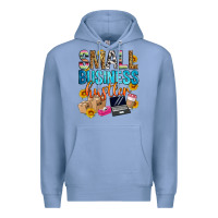 Colony Blue small business hustler Premium Hoodie - Zillion Design Studio