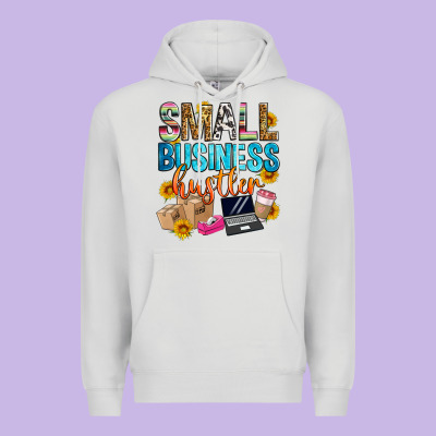 Small Business Hustler Premium Hoodie Designed By Zillion Design Studio