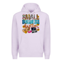 Lilac small business hustler Premium Hoodie - Zillion Design Studio