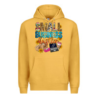 Mustard small business hustler Premium Hoodie - Zillion Design Studio