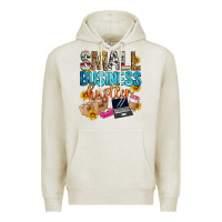 Oatmeal Heather small business hustler Premium Hoodie - Zillion Design Studio