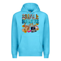 Ocean Blue small business hustler Premium Hoodie - Zillion Design Studio