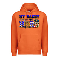 Carrot my daddy is my hero police Premium Hoodie - Zillion Design Studio