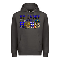 Smoke my daddy is my hero police Premium Hoodie - Zillion Design Studio