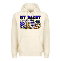 Tofu my daddy is my hero police Premium Hoodie - Zillion Design Studio