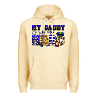 Pina Colada my daddy is my hero police Premium Hoodie - Zillion Design Studio