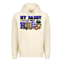 Sandshell my daddy is my hero police Premium Hoodie - Zillion Design Studio