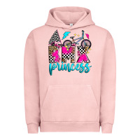 Pigment Salmon bmx princess Urban Hoodie - Zillion Design Studio