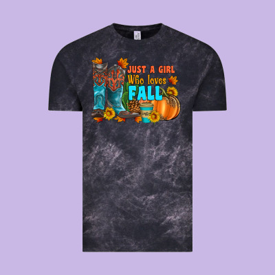 Jusa A Girl Who Loves Fall Vintage Tee Designed By Artiststas