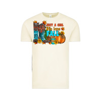 Vintage Arctic jusa a girl who loves fall Vintage Tee - Artiststas