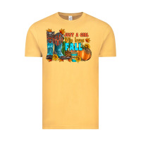 Vintage Mustard jusa a girl who loves fall Vintage Tee - Artiststas