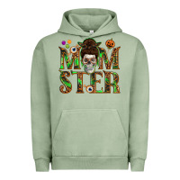 Pigment Oil Green Momster Urban Hoodie - texasbilliewilder