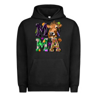 Pigment Black Mama Cow Halloween Urban Hoodie - texasbilliewilder