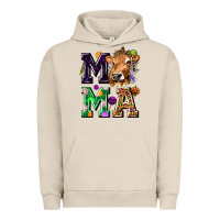 Pigment French Oak Mama Cow Halloween Urban Hoodie - texasbilliewilder