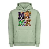 Pigment Oil Green Mama Cow Halloween Urban Hoodie - texasbilliewilder