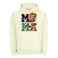Pigment Pistachio Mama Cow Halloween Urban Hoodie - texasbilliewilder