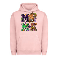 Pigment Salmon Mama Cow Halloween Urban Hoodie - texasbilliewilder