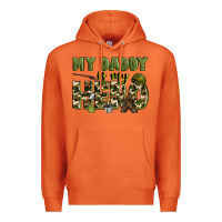 Carrot my daddy is my hero army Premium Hoodie - Zillion Design Studio