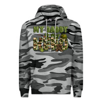Slate Camo my daddy is my hero army Premium Hoodie - Zillion Design Studio