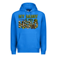 True Royal my daddy is my hero army Premium Hoodie - Zillion Design Studio