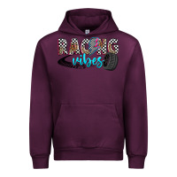 Mauve Wine racing vibes Urban Hoodie - Zillion Design Studio